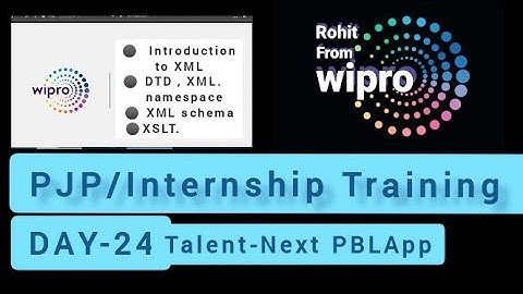 Day 24th live Wipro talentnext Java training on PBLapp lacture 24 | Internship/PJP training 2022
