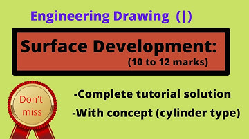 Engineering Drawing  ( | ) Surface Development  :::