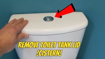 Remove Toilet Tank Lid (Cistern)