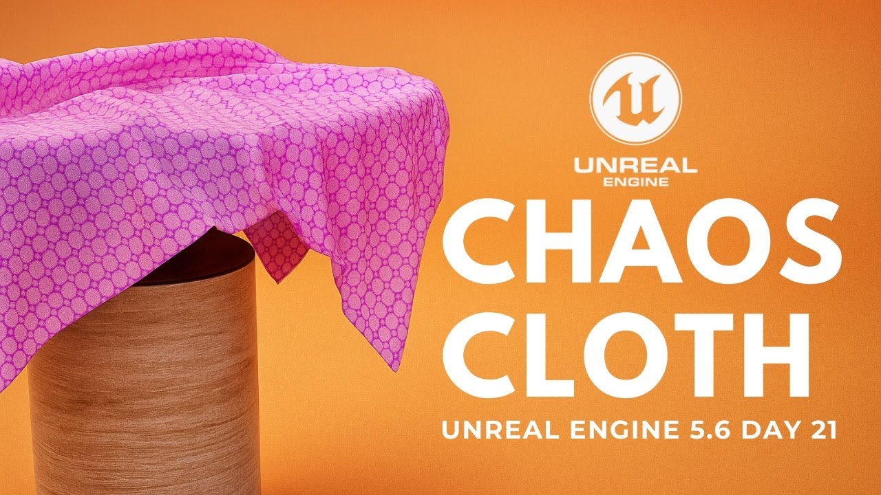 Unreal Engine 5.6 Full Beginner Course (Day 21) : Chaos Cloth Collision in Unreal Engine