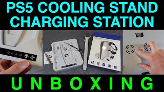 Unboxing PS5 Cooling Stand Charging Station Controllers VR2 by Hapaw