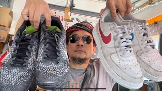 เปลี่ยนพื้นรองเท้า #Nike air force1, #Nike air max ลูกค้าFC ส่งมาซ่อม