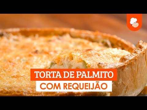 Torta de palmito com requeijão — Receitas TudoGostoso