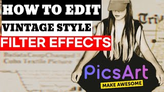 HOW TO EDIT VINTAGE IMAGES / USING FILTER EFFECTS screenshot 2
