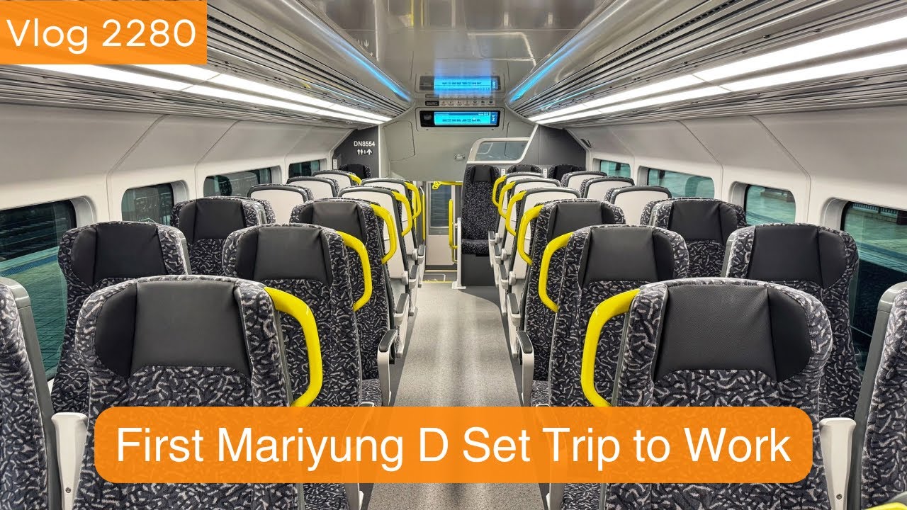 Sydney Trains Vlog 2280: First Mariyung D Set Trip to Work