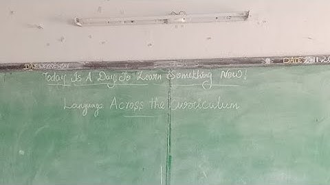 Language across the Curriculum - Unit 1- (Part -1)