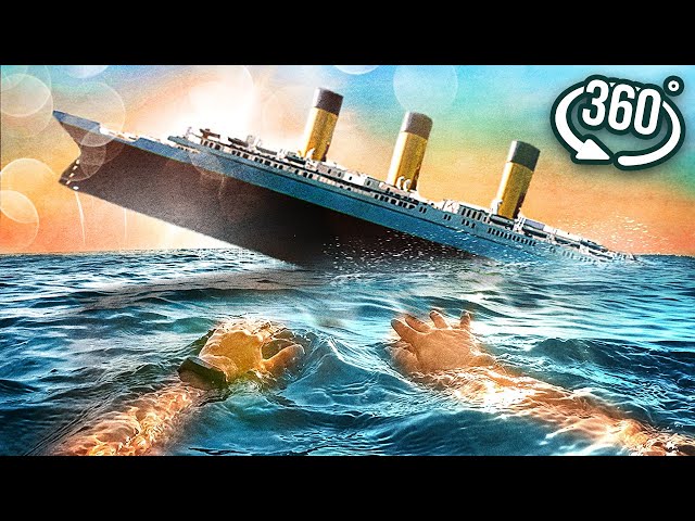 360° TITANIC SINKING - Inside the Titanic In Real Time VR 360 Video class=