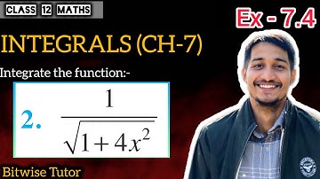 Integrate 1 by root 1 + 4 x square | Integrate 1/√(1+4x²)