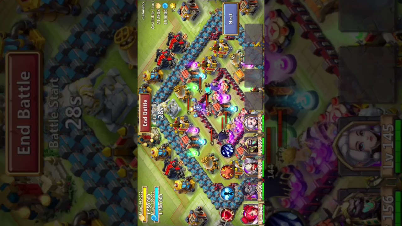 Espirita and Anubis together amazing attack! |Castle Clash|