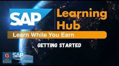 SAP Learning hub intro