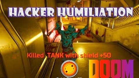 CHEATING BEAYATCH LOSES EVERY EFFING TIME - DOOM 2016 Multiplayer