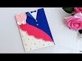 A Beautiful Anniversary card idea | How to make anniversary card at home