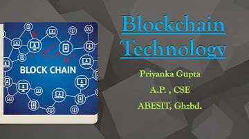 Blockchain Technology | Emerging Technologies for Engineering | EASY TUTS BY PRIYANKA GUPTA