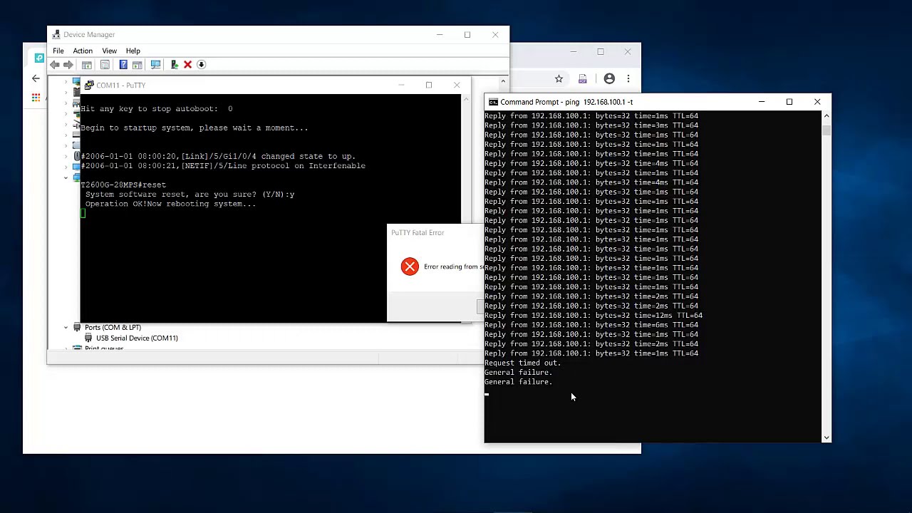 How to reset managed switch TPLink Using CLI (Console port) YouTube