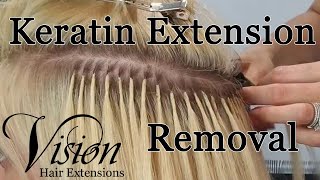 How to Remove Keratin Fusion Hair Extensions - by Vision Hair Extensions