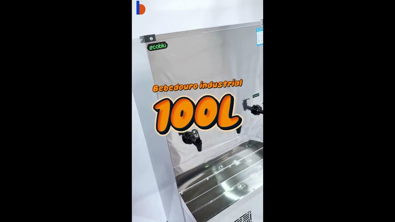 Bebedouro Industrial de coluna 100 litros da Ecoblu