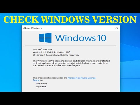How to check your windows version in PC/Laptop 2022