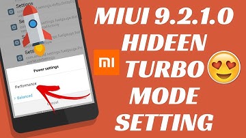 HIDDEN TURBO MODE MIUI 9.2.1.0 GLOBAL STABLE UPDATE | MIUI 9 GLOBAL STABLE UPDATE