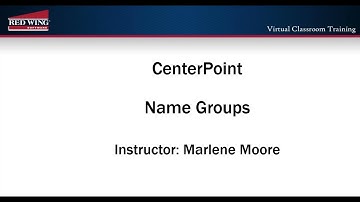 How to Categorize Names in the Names List in CenterPoint