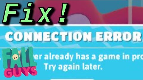 Fall Guys How to FIX Connection Errors New!