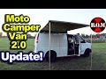 Moto Camper Van 2.0 Update - New Mods - What Worked - Tiny House