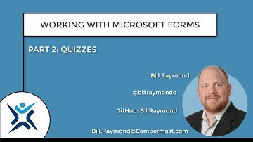 Working with Microsoft Forms (Preview), Part 2: Quizzes