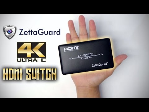 4K HDMI Switch Unboxing (Zettaguard ZW310)