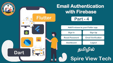 Email Authentication with Flutter Firebase in Tamil | Part -4 |  Email & Password Authentication ...