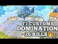 ULTRA INSTINCT DOMINATION IN T3 CUSTOMS | 26 KILLS IN TIER 3 | UI MAFIA