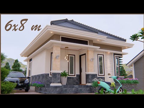 Desain Rumah Minimalis 6x8 m