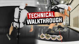 Joey Mantia Inline Treadmill Technical Walk Through - Keeping The Feet Straight &amp; Dialing In Timing