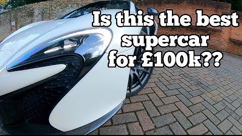 The best supercar for £100K??  Nic