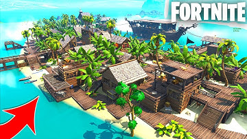 Tropical Island HIDE AND SEEK in Fortnite Creative (Codes in Comments) HUNTER VS NOOBS