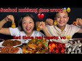 First time eating seafood mukbang khada khadai buda budiko fight