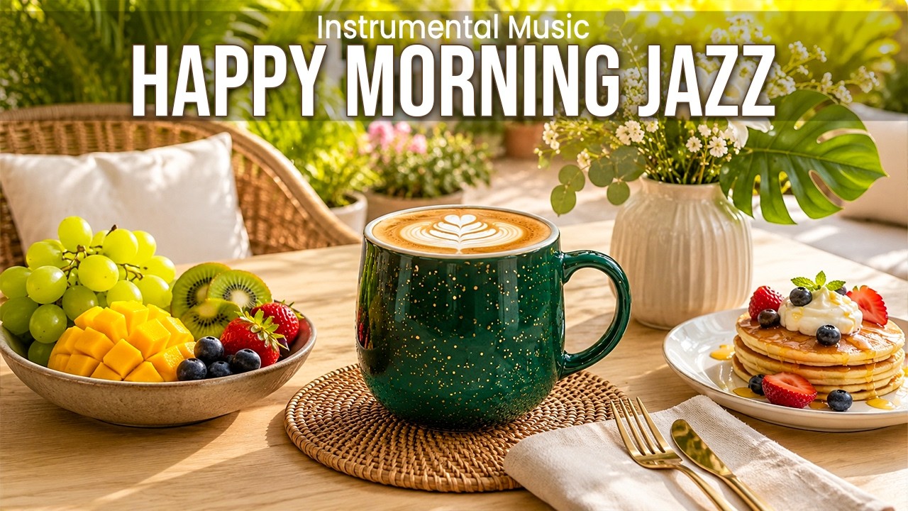 Happy Morning Jazz ☕ Positive Bossa Nova Coffee Music for a