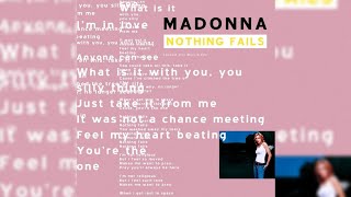 Madonna - Nothing Fails (Audio)