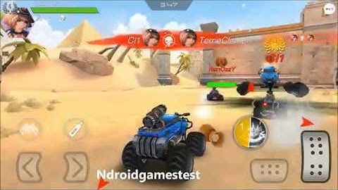 Overload Multiplayer Cars Battle Shooting Firing (Gameplay Testing) - Android Games