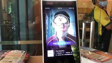 RA08T temperature measurement face detection for school using