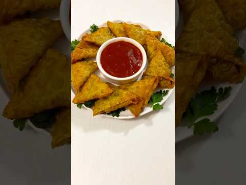 طرز تهیه سمبوسه سیب زمینی ساده و خوشمزه با نان لواش و ساده ترین روش پیچیدن سمبوسه  