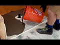 DO THIS BEFORE Installing FOAM SHOWER PAN --- Self Leveling Underlayment for Tile