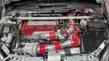 Bonkers Stealth Supercharged EP3 with Meth injection and Nitrous! - NOW WITH DYNO RUN & POWER GRAPH!