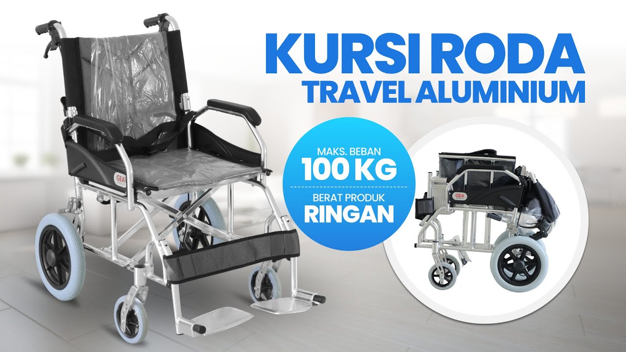 kursi roda ringan portable untuk travel kaiyang