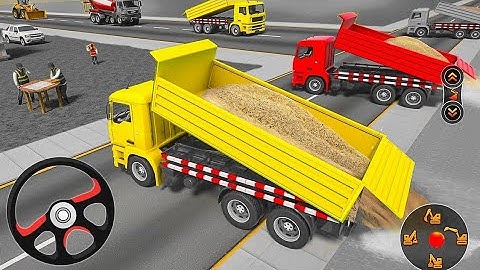 Train Track Construction Simulator 3D - JCB Machines Driving Game - Android Gameplay