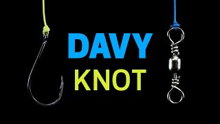 Fastest Fishing Knot | How to tie hooks and swivels with Davy Knots?