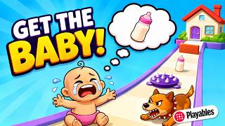 Save The Baby  – Draw the Path and Rescue the Baby | YouTube Playables screenshot 3