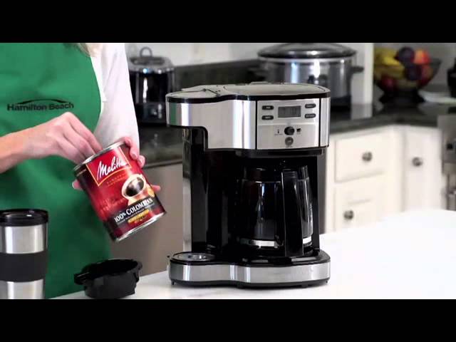 Hamilton Beach (49980A) Single Serve Coffee Maker and Coffee Pot Maker –  Caffeinequip