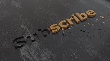 Subscribe Stock Footage, Gold Particle, 3D Animation, Free Stock Video