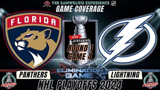 NHL Playoffs Game 4: Florida Panthers vs Tampa Bay Lightning - Live Elimination Match Coverage