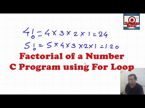 Calculate Factorial of a Number | C Language Program | C For Loop Basic Programs