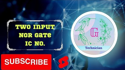 Two input NOR Gate. #shorts #short #shortvideo #digital #and #status #andgate #notgate #ic #not #IC